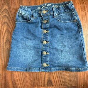 Little girls Jean skirt size 6/6x